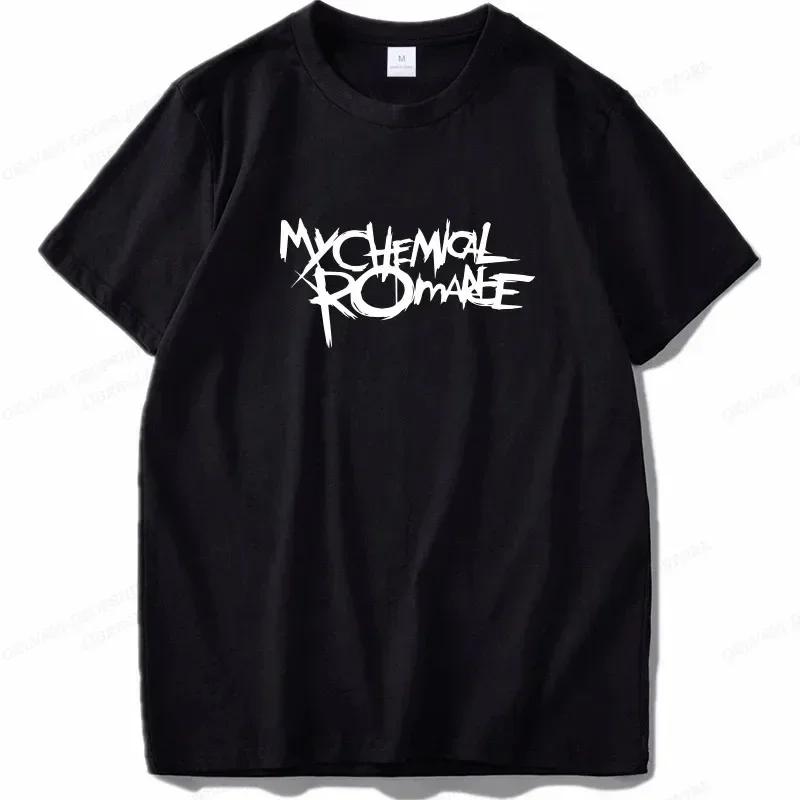 My Chemical Romance T Shirt Men Fashion T-shirts Cotton Tshirt Kids Hip Hop Tops Tees Women Tshirt Summer Vintage Anime Tops Boy