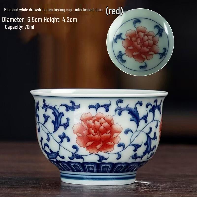 TIBORANG Ceramic Kung Fu Tea Tasting Cup