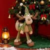 Retractable Reindeer Doll Long Legs Festive Decorative Christmas Decor Stuffed Reindeer Doll Ornament For Window Party Hotel