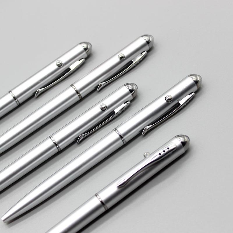 2-in-1 Unsichtbare Tinte Stift mit LED UV-Licht Kugelschreiber Kreatives UV-Licht Gelddetektor Stift UV-Kugelschreiber Büro Schreibwaren