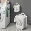 Dirty Clothes Storage Basket Household Laundry Bag Wall-mounted Storage Bag Folding Bathroom Laundry Basket1. Laundry Organization for Small Spaces