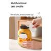 Stainless Steel Bottle Opener with Three in One Screw Cap, A Household Kitchen Can Opener, Beer Bottle Cap Tool, Anti Slip and Labor-saving
