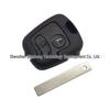 Peugeot 2-Button 307 Key with Groove, 433 Frequency, 7961 Chip