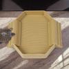 Turtle Water Bowl Anti-Slip Reptile Pool Dish 2-in-1 Stain-Resistant Turtle Bathing And Feeding Tub For Snake Gecko Tortoise