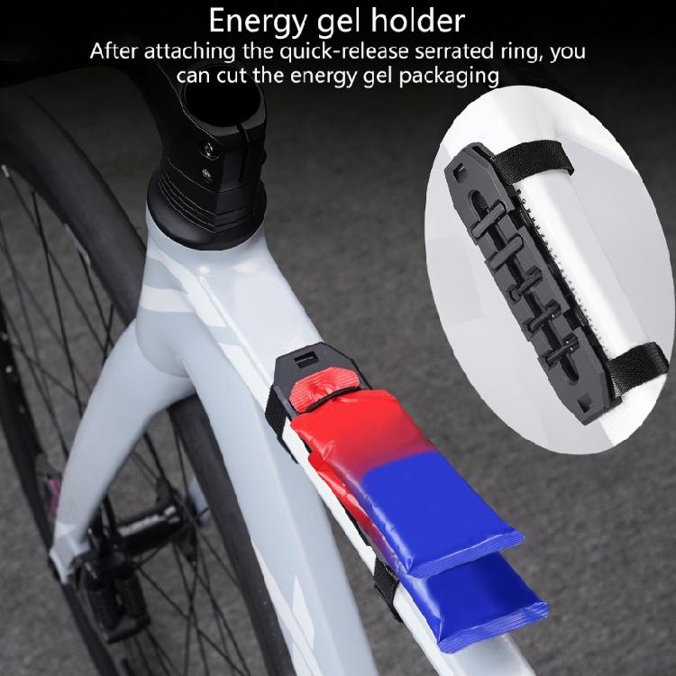 Bike Mountable Energy Gel Storage Clip Quickly Access Bike Energy Gel Clamps Easy Installation Cycling Equipment