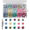 Safety Eye 600/900PCS Plastic Stuffed Doll Eye with Self Adhesive for Doll Toy