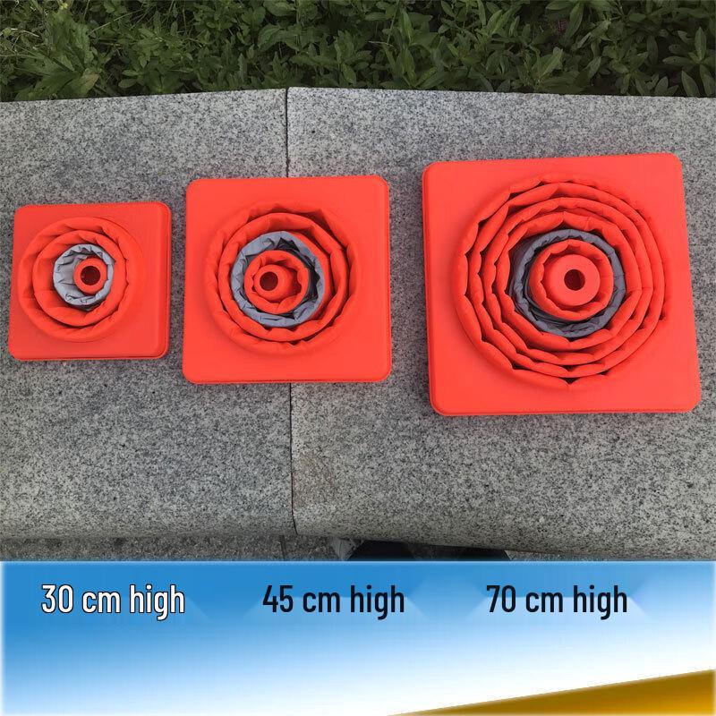 Faltbarer, einziehbarer, reflektierender Verkehrssicherheitskegel