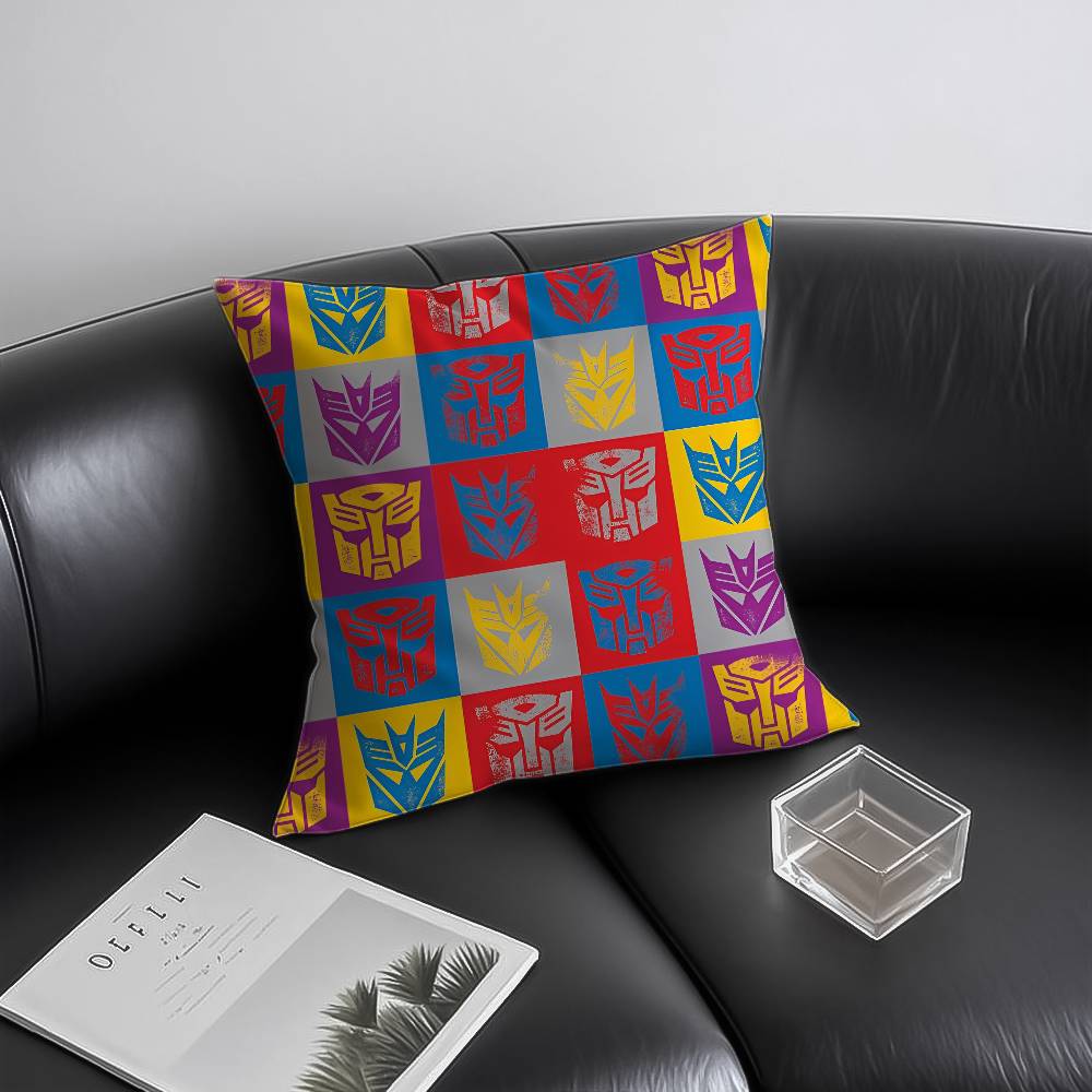 Hot Movie T-Transformers Pillow Case Pattern Printing Pillowcase Living Room Sofa Cushion Cover Bedroom Room Decor