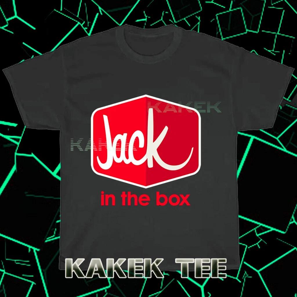 Jack in The Box Burger Logo American T-Shirt Funny Size S to 5XL 2XL