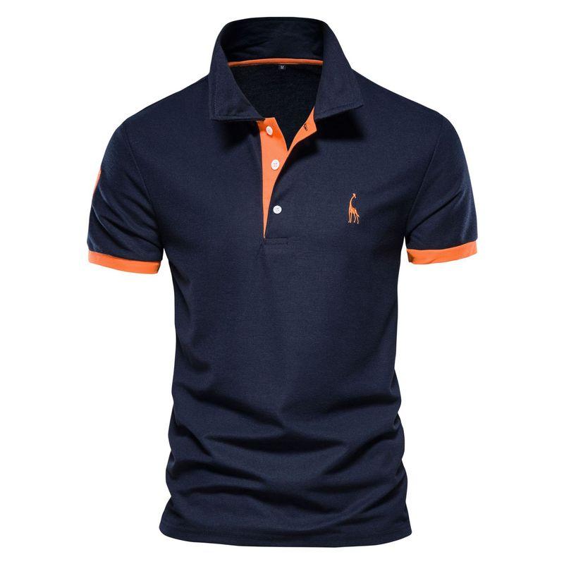 

2025 Polo Shirt Short Sleeved Mesh Collar MEN S T-shirt White 5XL