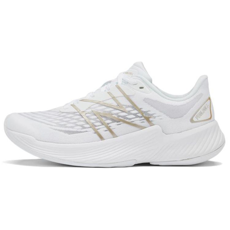 New Balance NB Vazee Prism Spliced Letter Lace-Up Fabric Low-Top Long Distance Running Shoes Women Sneaker White WFCPZCW2