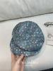 Vintage Floral Lace Newsboy Cap Women Spring Summer Breathable Ruffled Beret Retro Casual Fashion Headwear Beret