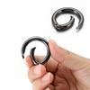 10pcs/5pcs Openable Metal Spring Clasp Ring Round Carabiner Keychain Clip Hook Buckle Bag Chain Connector for Jewelry Making DIY