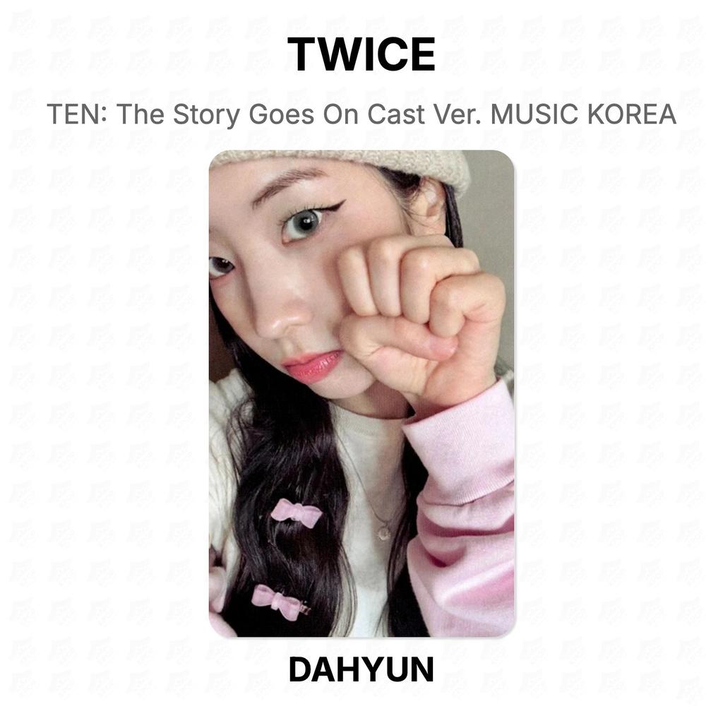 Twice TEN: The Story Goes On Cast Ver. MUSIC KOREA Official Photocard