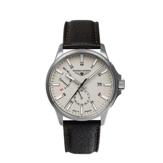 

Aviator Watch BAUHAUS AVIATION Brown [Bauhaus] 2860-5AT Men s бежевий