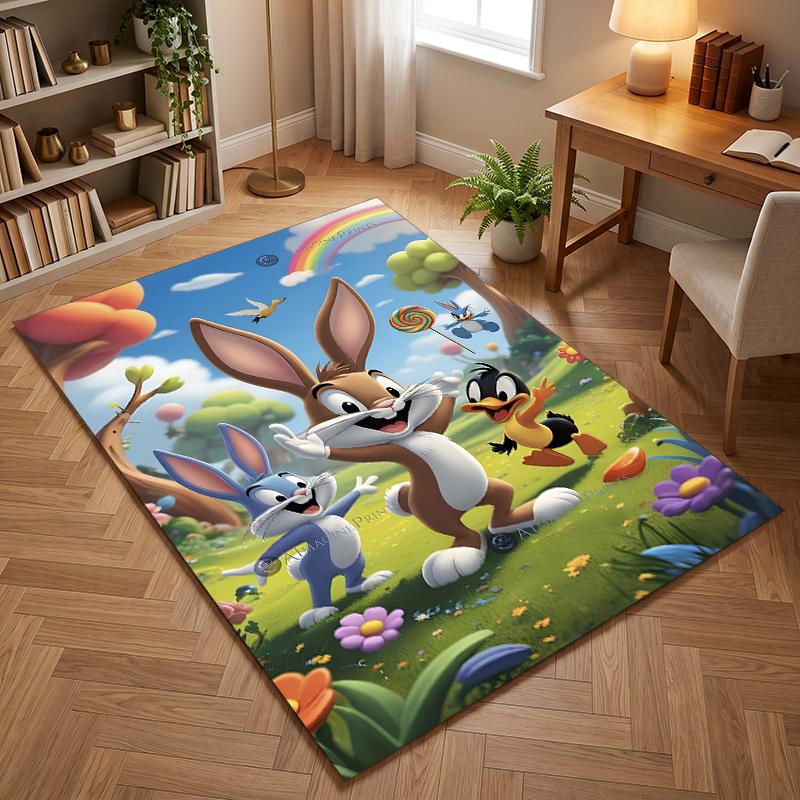 Looney Tunes (14) Tappeti da ufficio adatti per soggiorni, camere da letto, uffici e cucine un regalo per l'arredamento della casa moderna