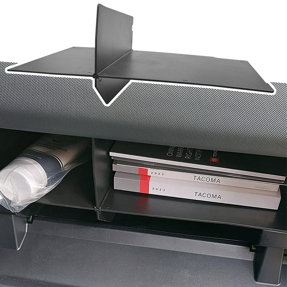 

Органайзер для перчаточного ящика для аксессуаров Toyota Tacoma 2016-2018 2019 2020 2025 2025 2025, Вставка-отделение, Лоток для центральной консоли чёрный