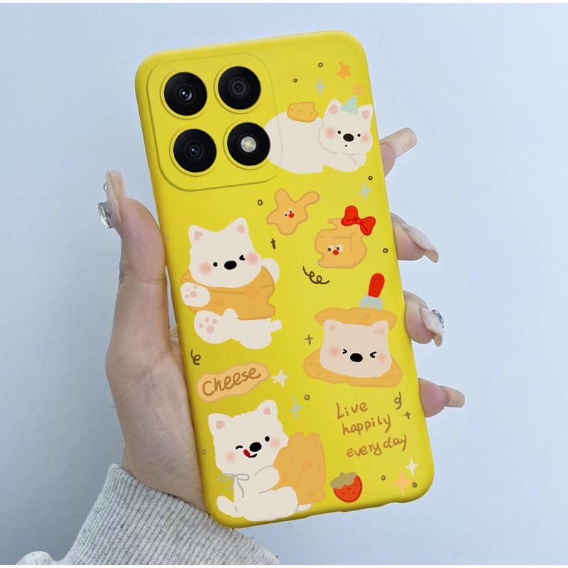 For Huawei Honor X8a Case HonorX8a Soft TPU Silicone Cover Cute Cartoon Panda Phone Case For Honor X6a HonorX6a Plus Coque Funda