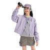 Tao Town Girls' Korean Style Casual Baseballjacka