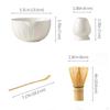 4-teiliges Matcha-Set Schale mit Ausguss Tee
