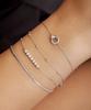 [Worn by Shin Ye-eun, Uhm Ji-won] Ball Chain 925 Silver Bracelet B058-01H