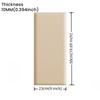 2pcs Self Adhesive 3D Wall Sticker Soft Bag Design Leather Soft Wall Panels 10mm Thick Anti-collision Anti-collision Wall Fence