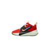 Nike Team Hustle D 12 Slip Resistant Cushioning Mid Top Children's Basketball Shoes Red Children Aged 3 7 Years Old HF6280-601