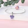 Farbwechsel Schmetterlings-Stil Anhänger Perle Kupfer Handwerk Hängender Anhänger Passend für Armreif Armband Halskette Handgemachter Schmuck