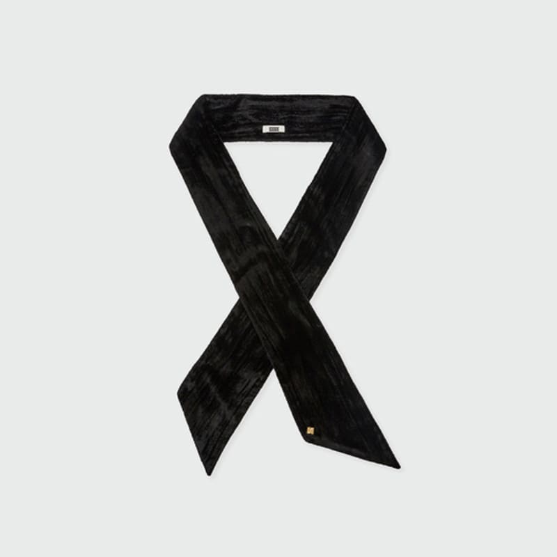 EENK ZUIE Textured Scarf - Black