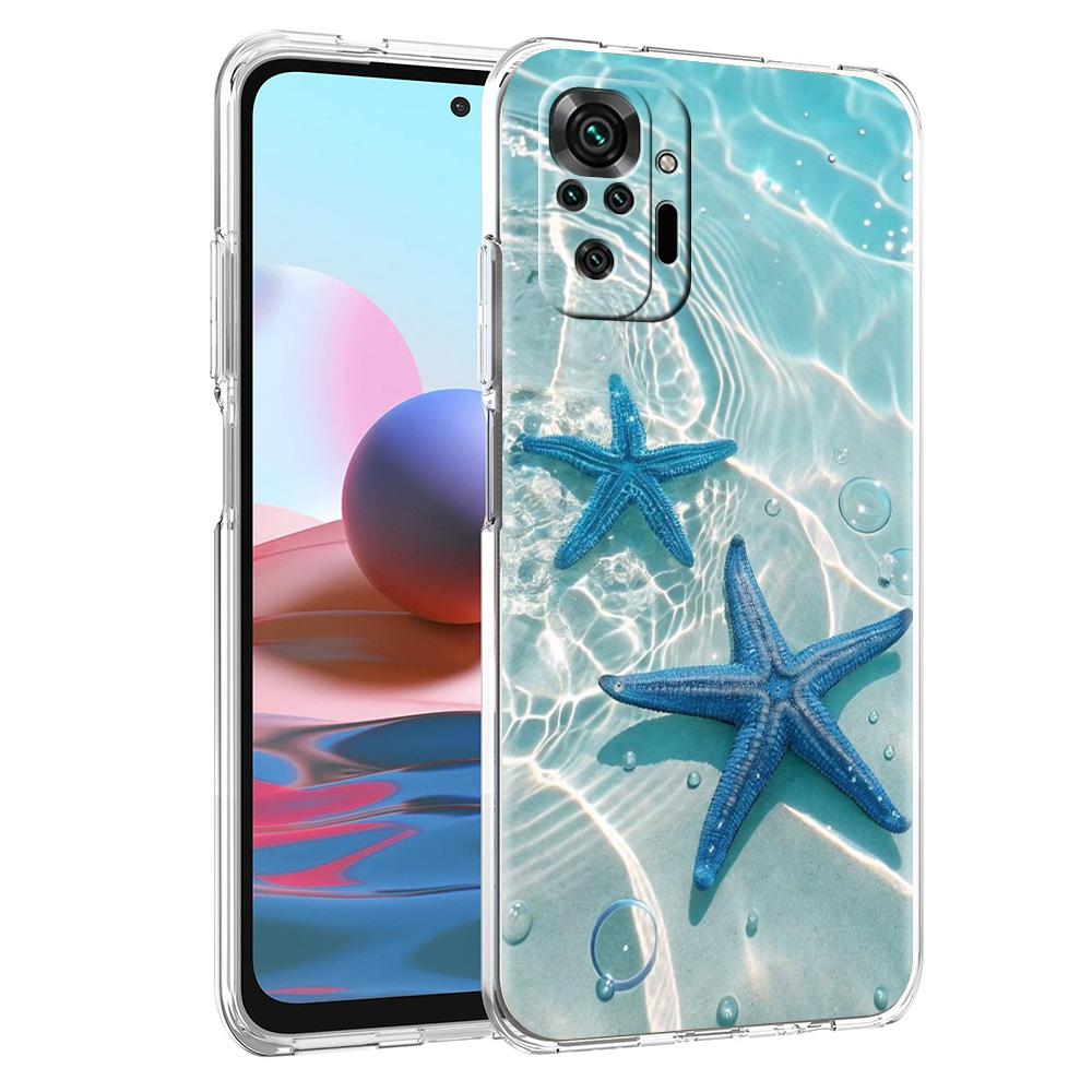 Phone Case For Xiaomi Redmi Note 15 14 5G 13 12 10 11 Pro Plus 4G 14C 13C 12C Soft TPU Cover Ocean Dolphin