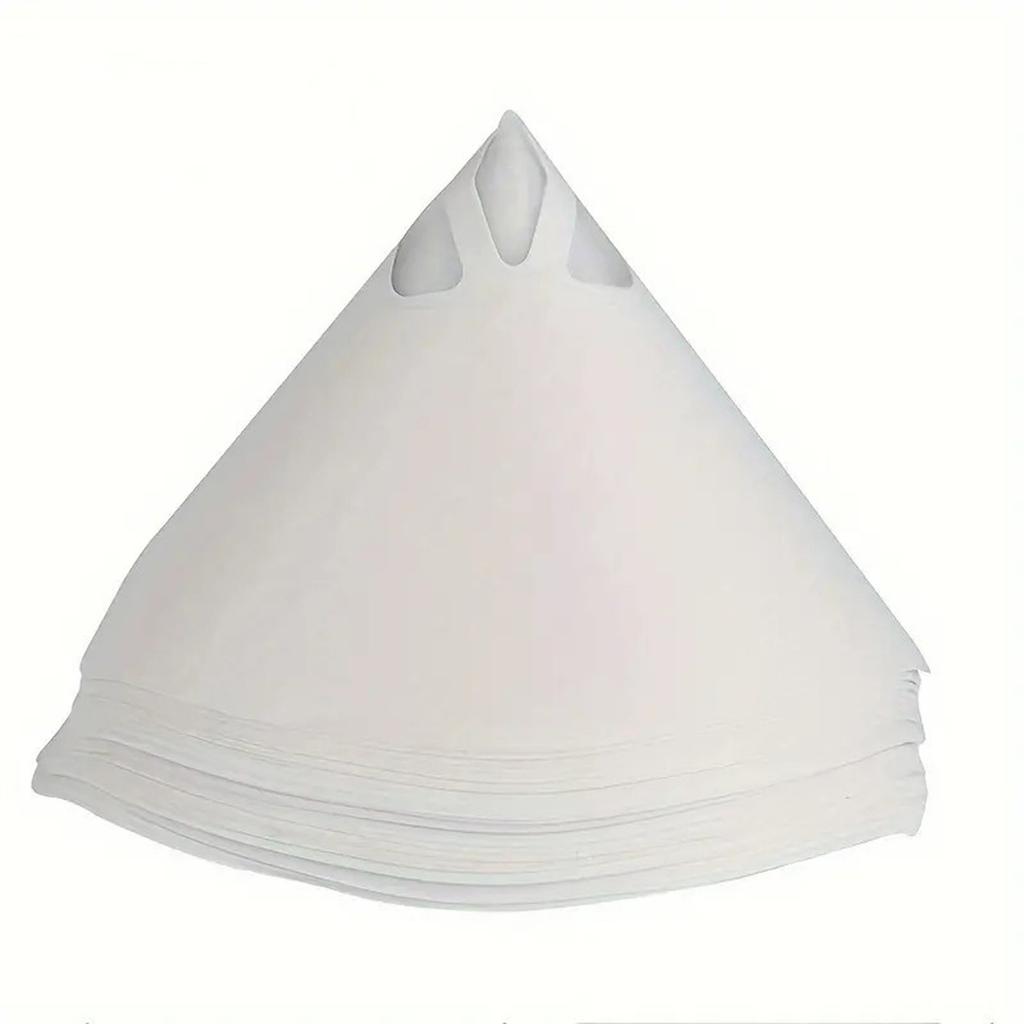 Disposable Paper Funnel Paint Filter, For Water/Oil-Based Auto Paints & Mixing