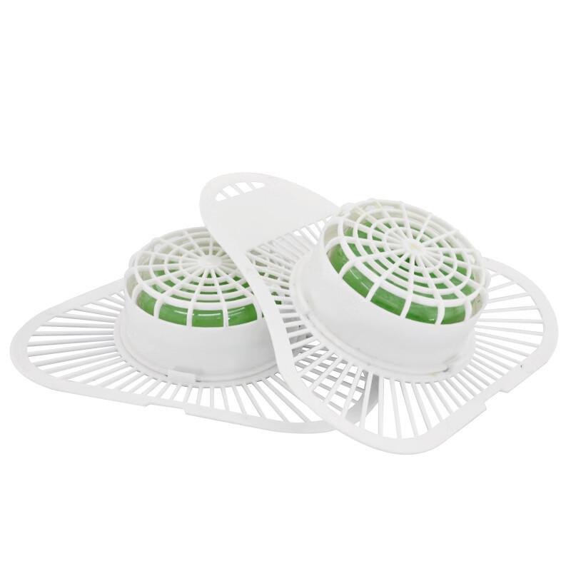 Rounded Corner Urinal Puck - Anti-splash, Anti-clog, Effective Deodorizer