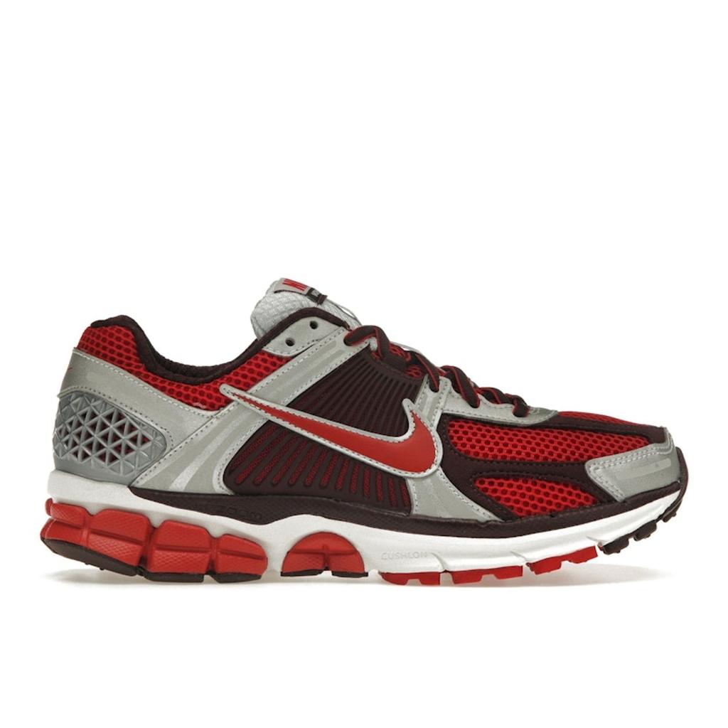 Nike  Air Zoom Vomero 5 Mystic Red Women Sneakers Metallic-Platinum Reflect-Silver Burgundy-Crush FN7778-600