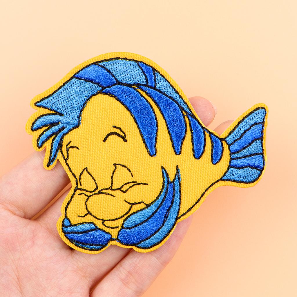 Cute Stitch Patches On Clothes Cartoon Black Cat Embroidered Patches Dogs Badges Iron On Patch DIY Clothing Accessories