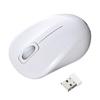 SANWA SUPPLY Silent Wireless Blue LED White Mouse, MA-WBL32W