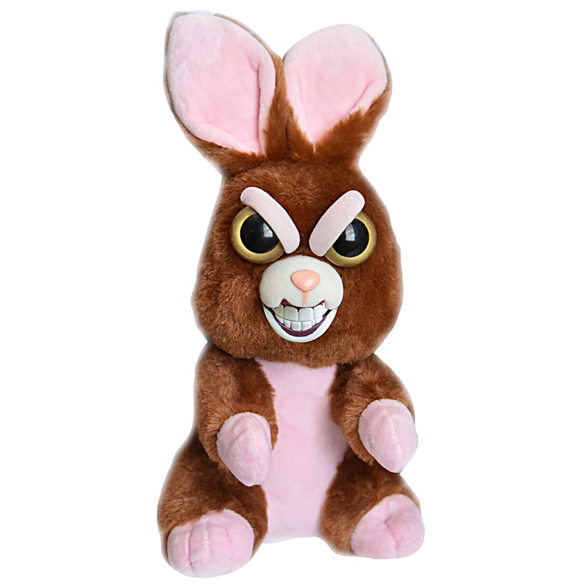 

Feisty Pets Grin Bunny, a Smile Bunny with a Changing Expression, by RANGS Japan, plush toy