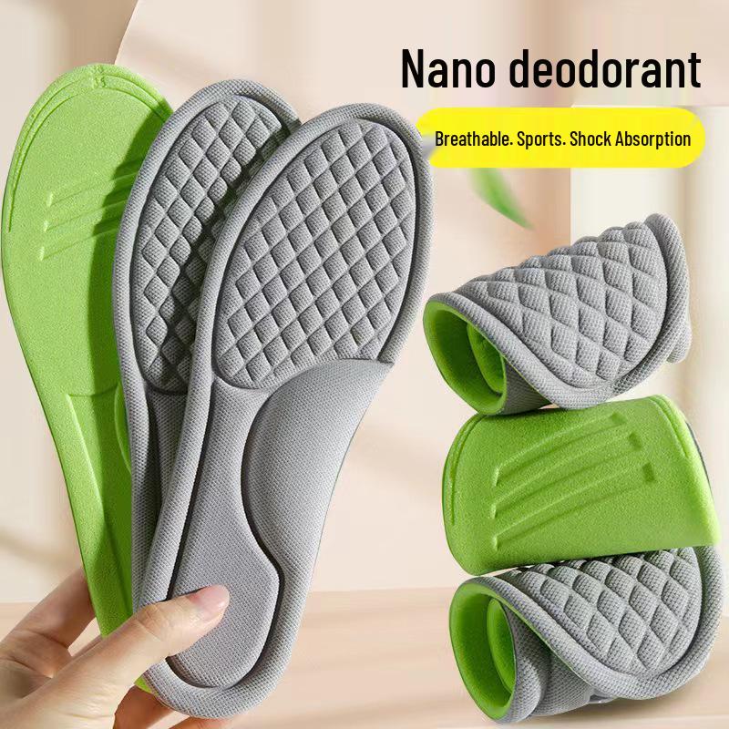 

Mugwort Deodorizing Insoles: Soft Cushioning, Shock Absorption, Anti-Foot Pain for Men & Women, Ideal for Long Standing 39-40
