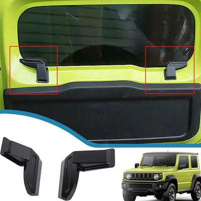 Car Rear Windshield Heating Wire Protection Cover Trim for Suzuki Jimny JB64 JB74 -2023 Interior Mouldings Accessories 2PCS
