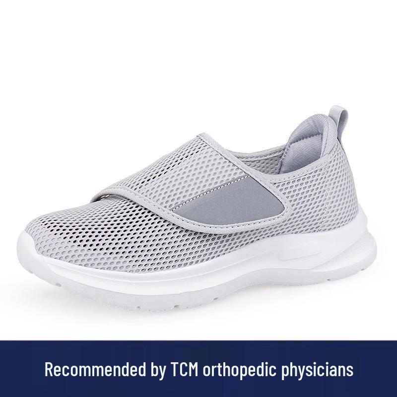 Summer Breathable Shoes for Elderly with Swollen Feet and Hallux Valgus