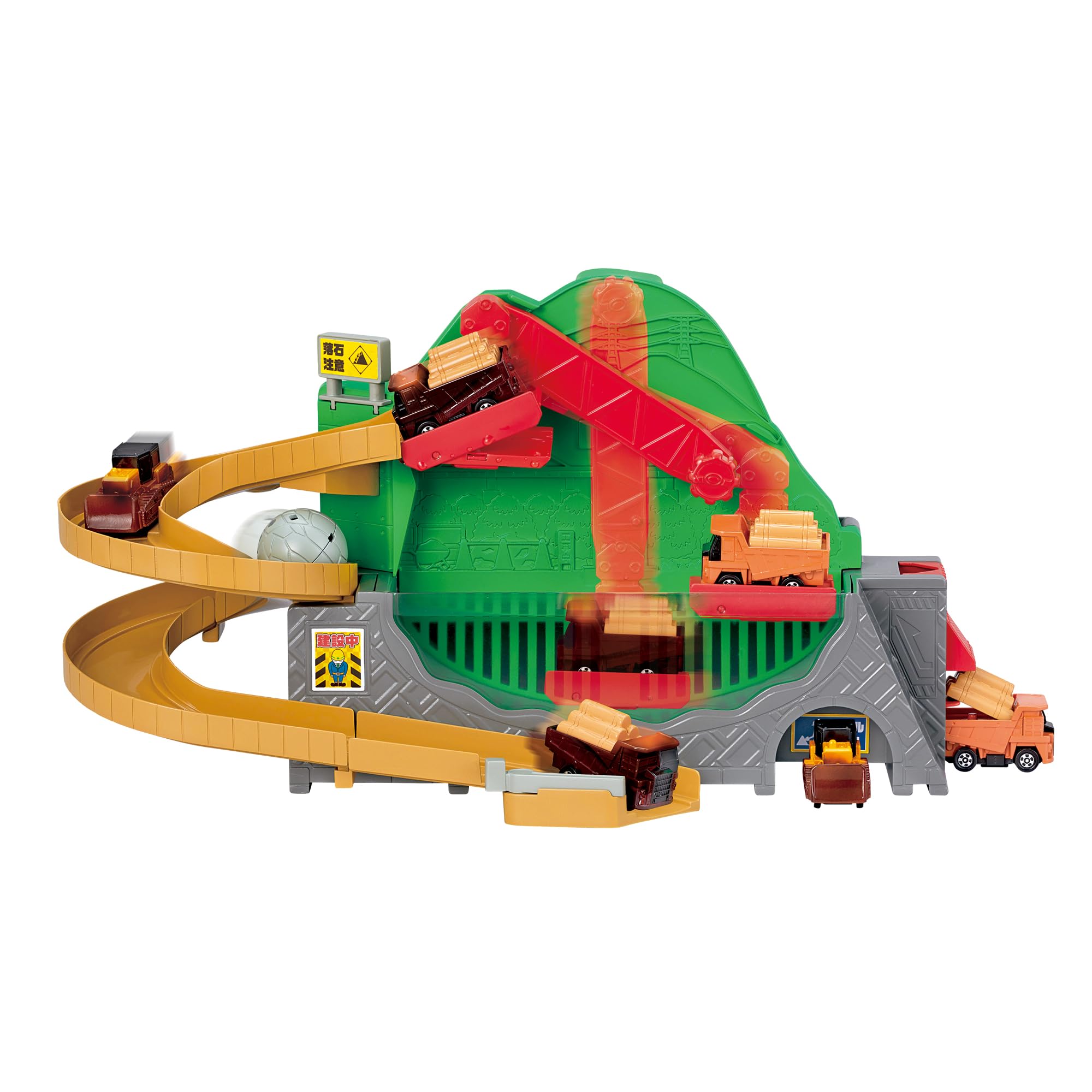 

Pilot Ofuro DE Mini Car Transport by Construction Site Bulldozer Dump Truck Set Ages Crane! 3+ зелений