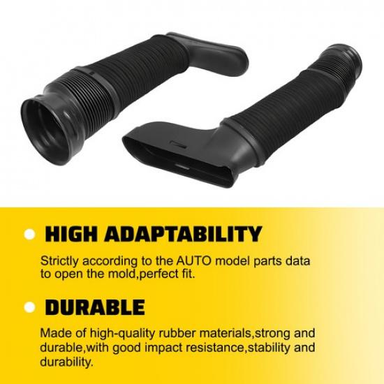 2pcs Intake Air Inlet Duct Hose L&R Fit Mercedes-Benz C300 Classic 2010-2010