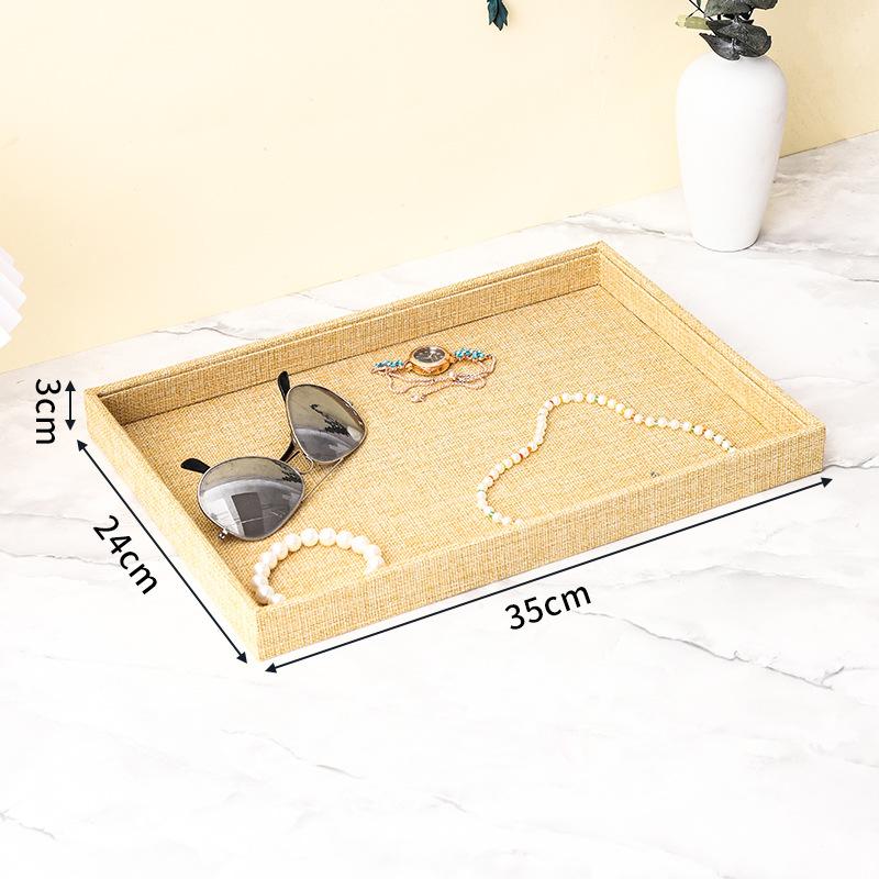 Jewelry display tray - premium necklace stand, ring bracelet box, earring display, stalls bracelet jewelry 35*24*3cm