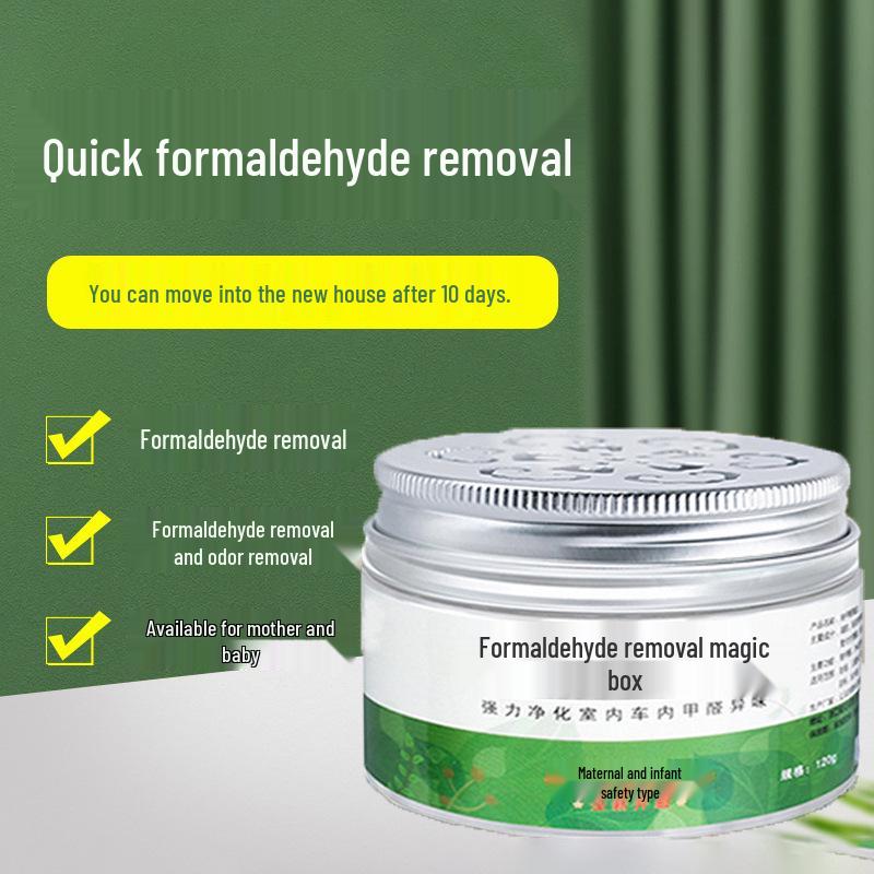 Formaldehyde Removal Gel: Magic Deodorizer for Home, Car, and Furniture - Safe for New Homes, Moms, and Babies.