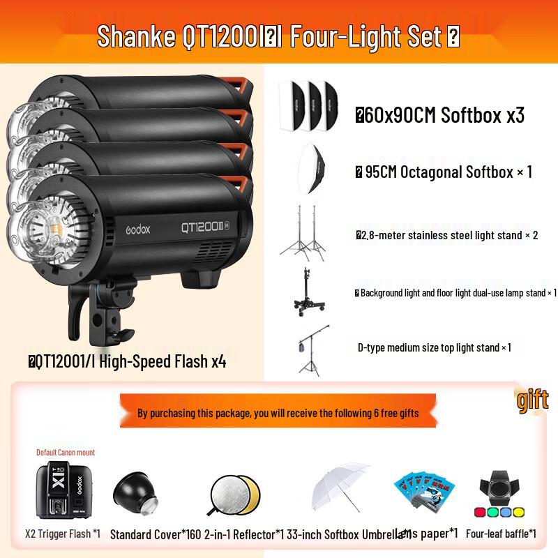 Godox QT1200III Professional Studio Flash Kit