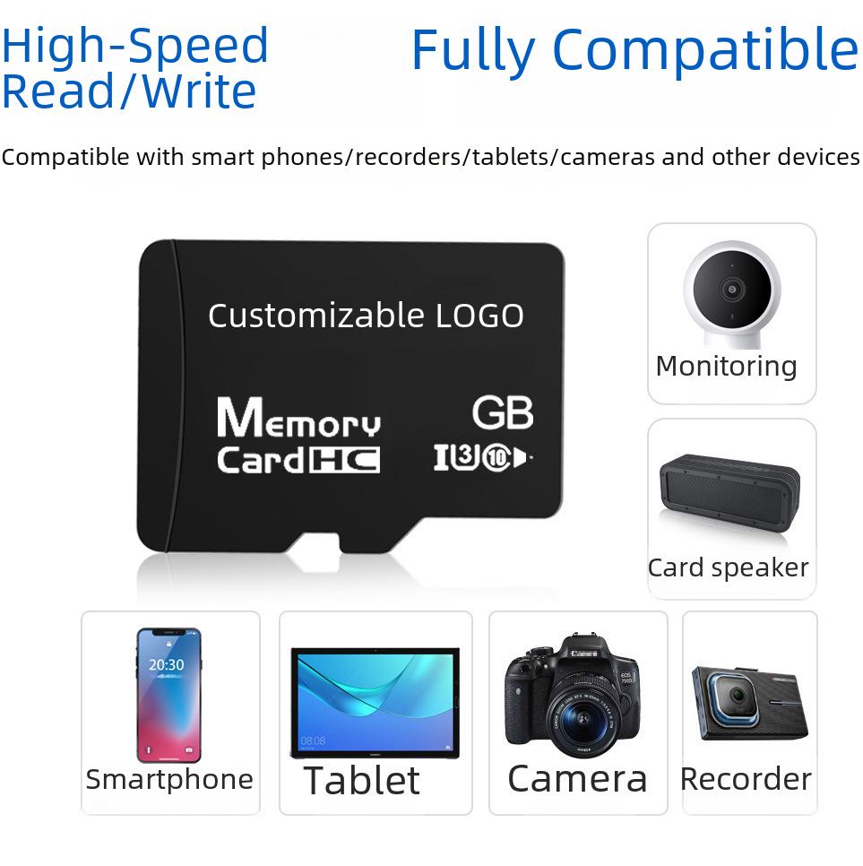 High-Speed 64GB Memory Card for Driving Recorders, Mobile Phones, and Cameras - Also Available in 32GB and 8GB TF Card Options.