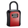 Wall-Mounted Key Lock Box for Temporary Sites with Peephole - No Drill Installation