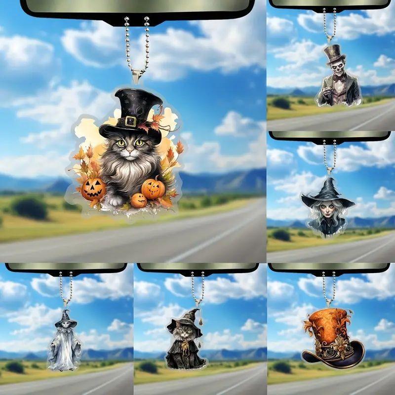 Fun Frighteningly Halloween Witch Hanging Charm For Creative Vehicle Accessories
