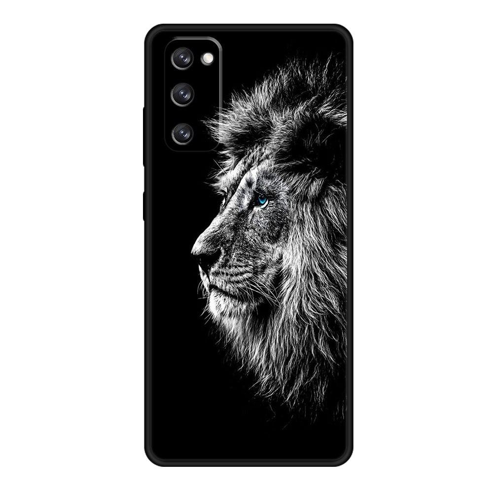 Für Samsung S10 S10e S21 Plus S7 S22 Ultra 5G S20 FE 2022 S8 S9 Telefon Funda Beast Lion Wolf Smartphone
