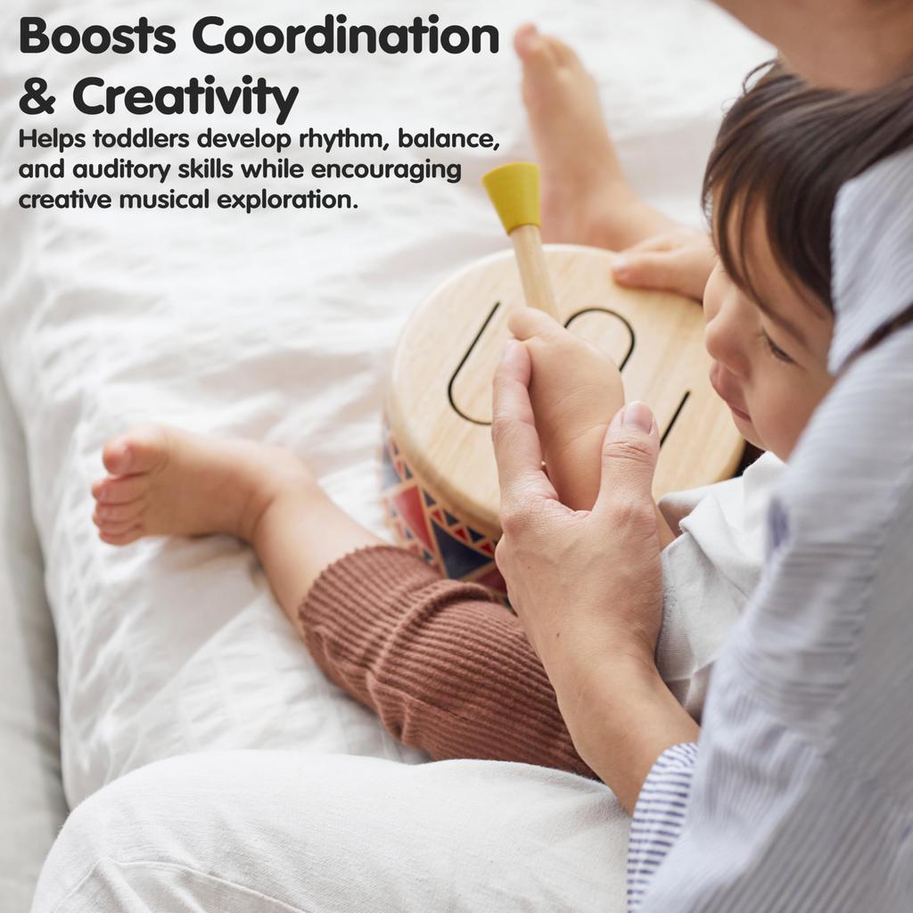 Plantoys 6404 Solid Body 16 x 16 x Drum, Size 8.5cm