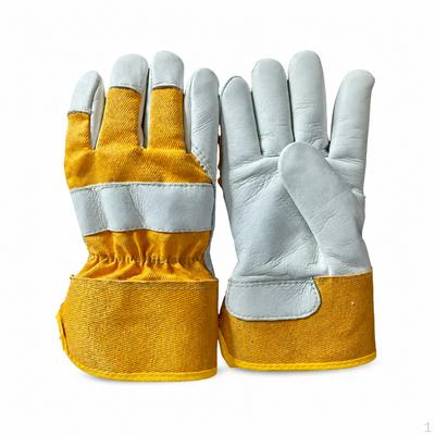 Cowhide Welding Gloves Heat Resistant Industrial Safety Work